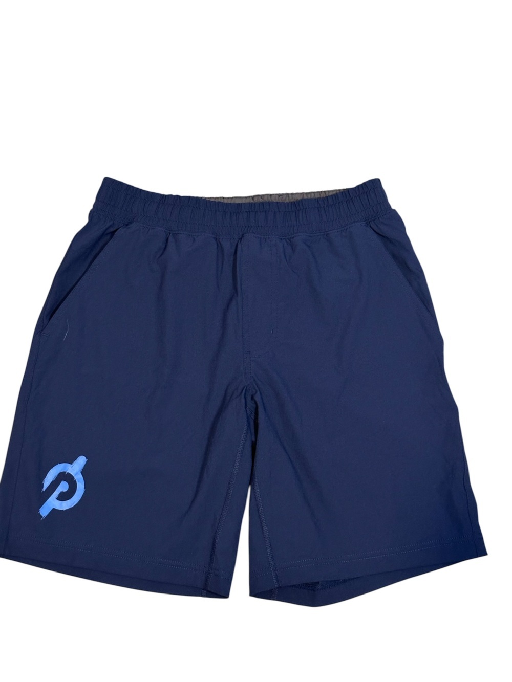 Rhone Athletic Shorts Mens Large Navy Blue Peloton Logo Performance Activewear